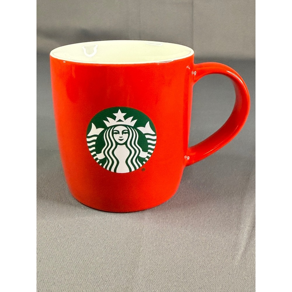 Starbucks Red Siren Coffee Mug 11oz Ceramic Cup 2021‎ Holiday Collection AB14 - Picture 7 of 10